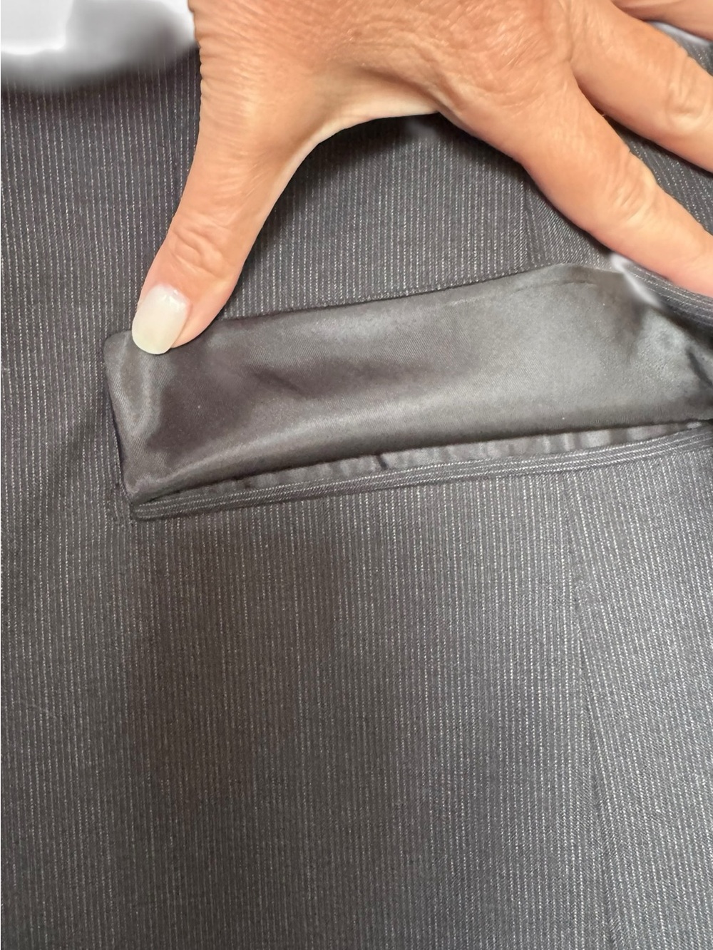 Theory Levanto XYLO 42R Charcoal Gray 100% Wool Blazer Sport Coat NWOT - Picture 7 of 13